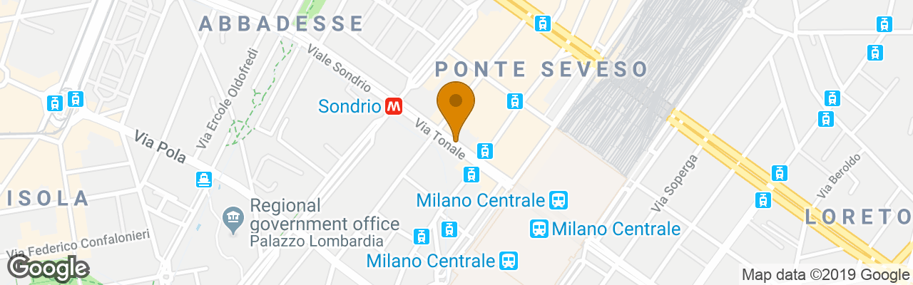 Mappa statica della zona